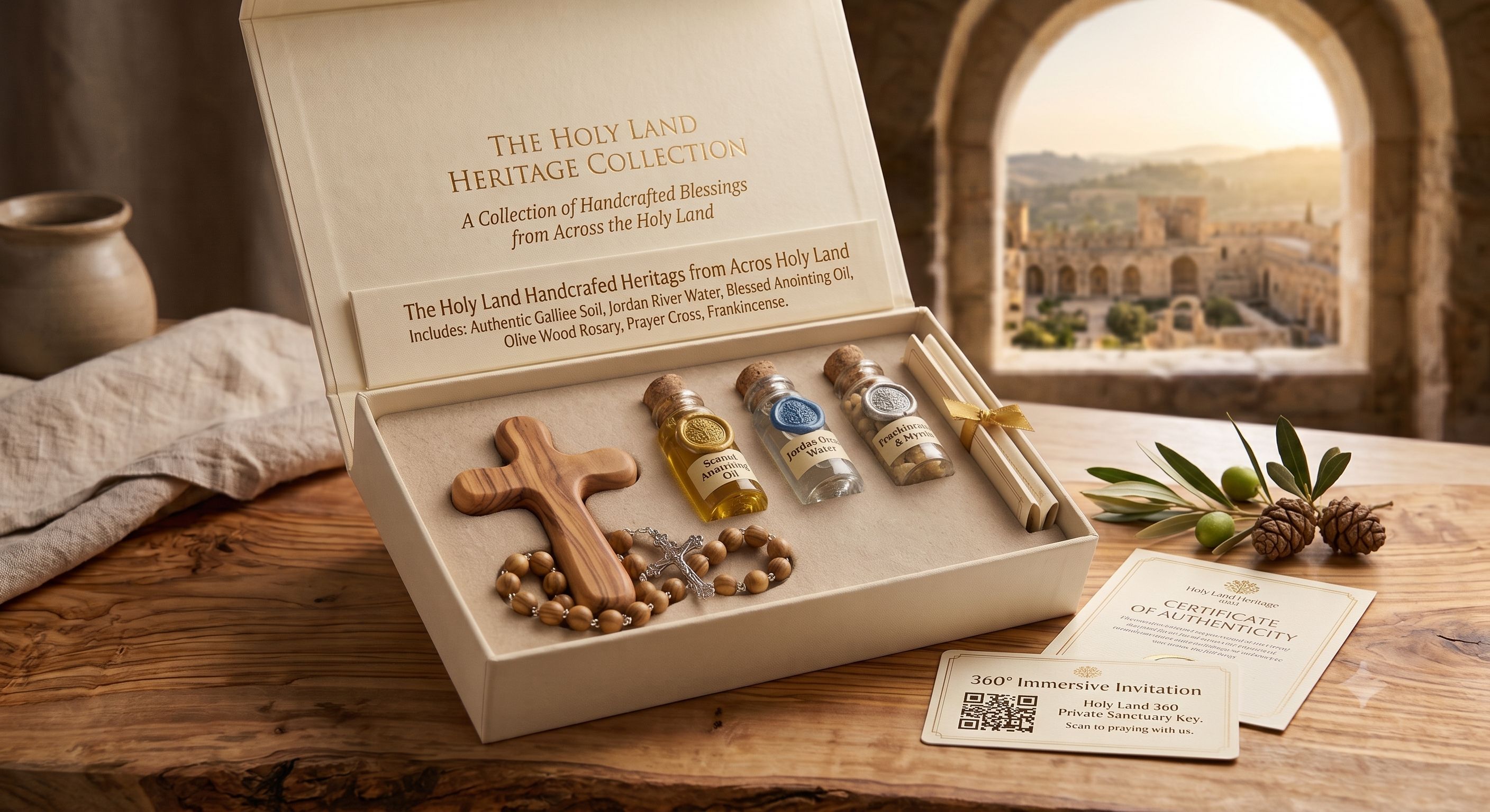 The Bethlehem Heritage Collection box and contents