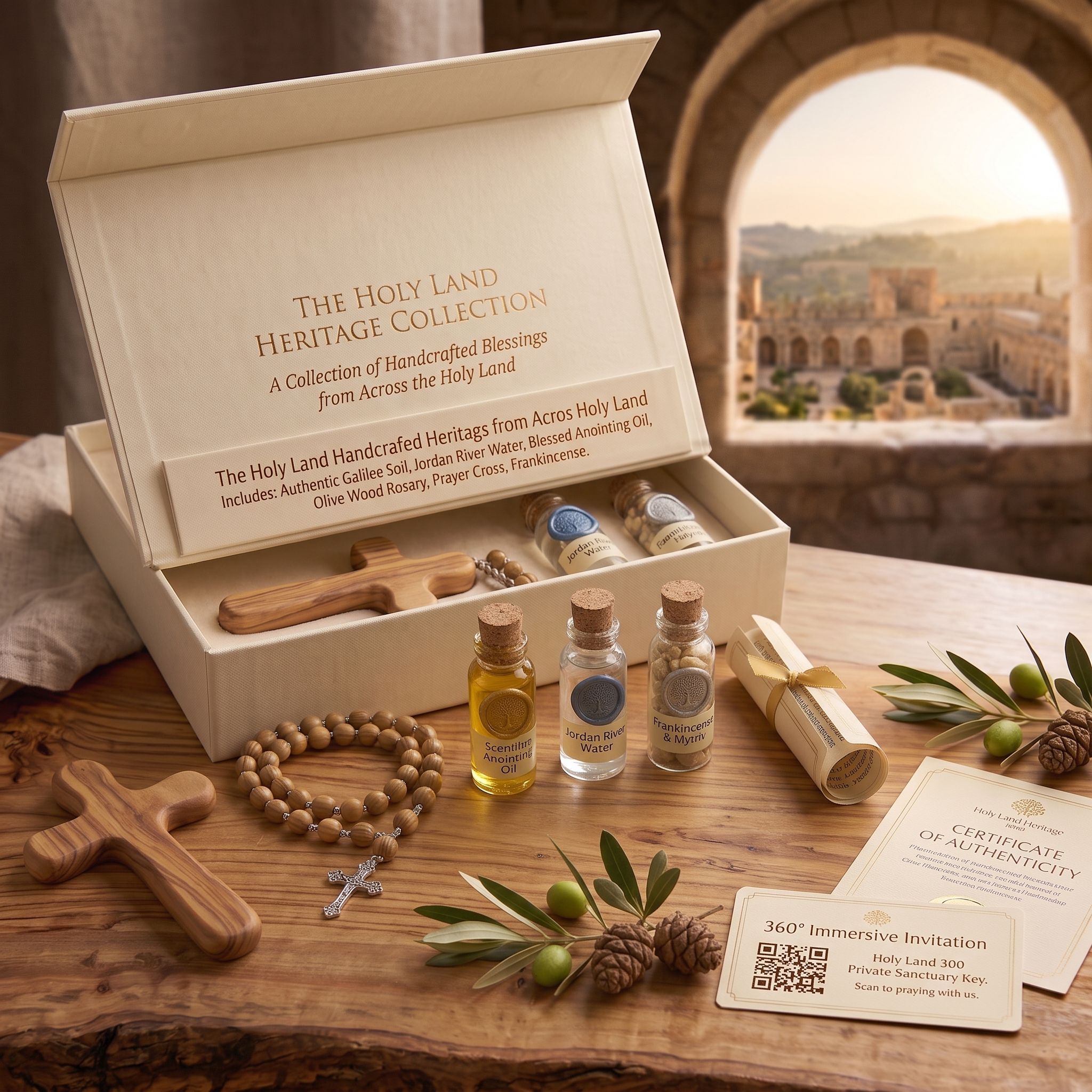 The complete Holy Land Heritage Collection in its presentation box