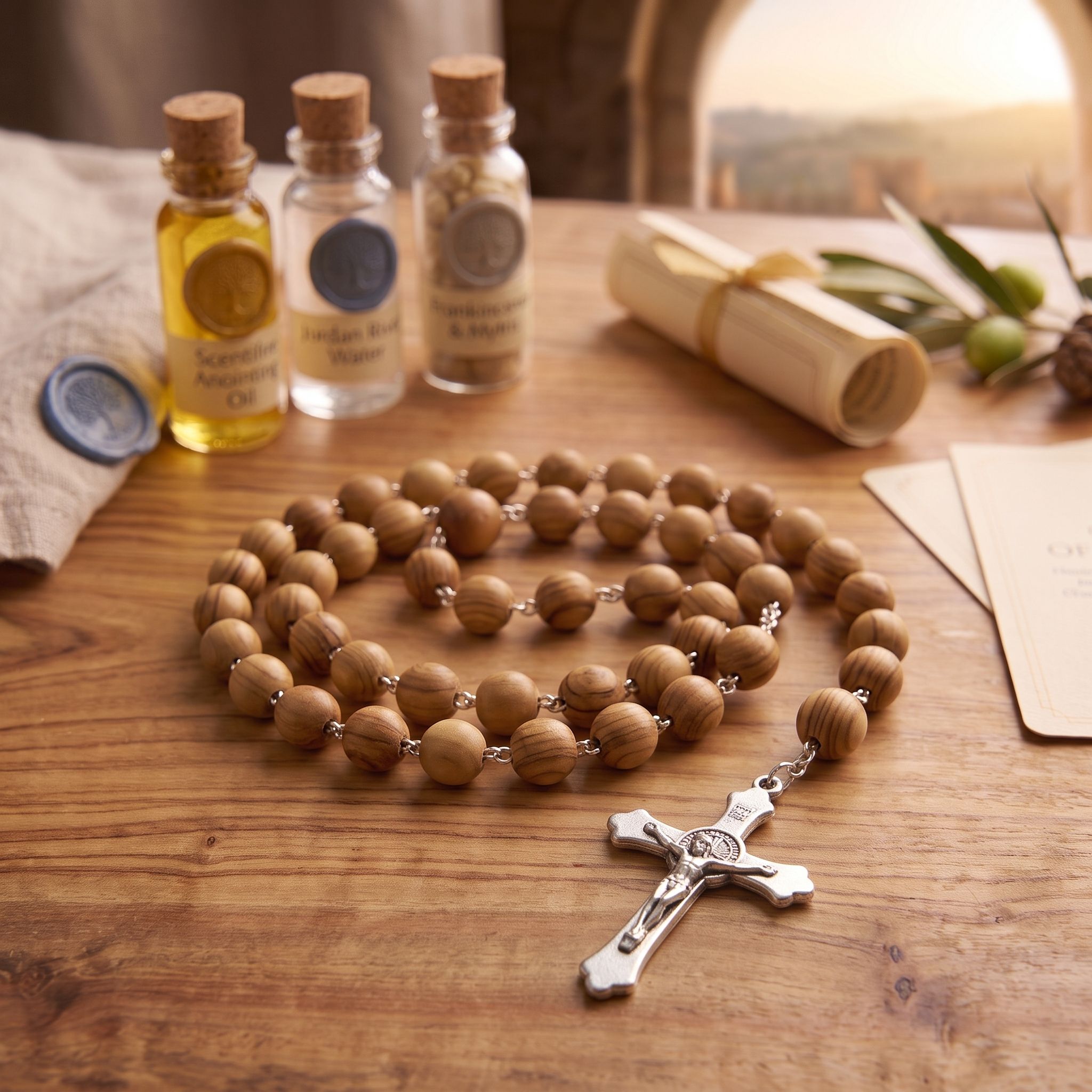 The Olive Wood Rosary