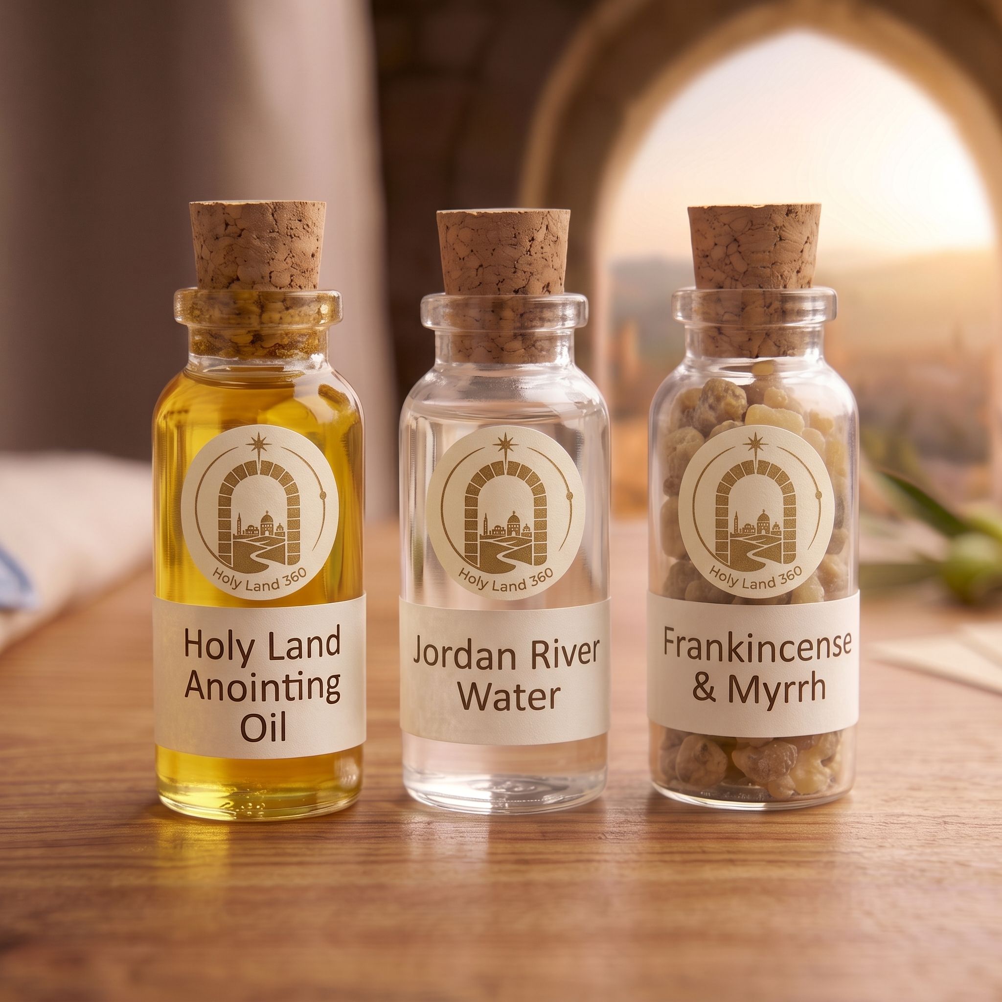 Three Sacred Keepsake Vials